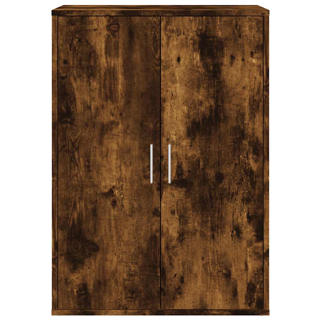 vidaXL Βοηθητικά Ντουλάπια 2 τεμ. Καπνιστή Δρυς 60x31x84εκ. Επεξ. Ξύλο