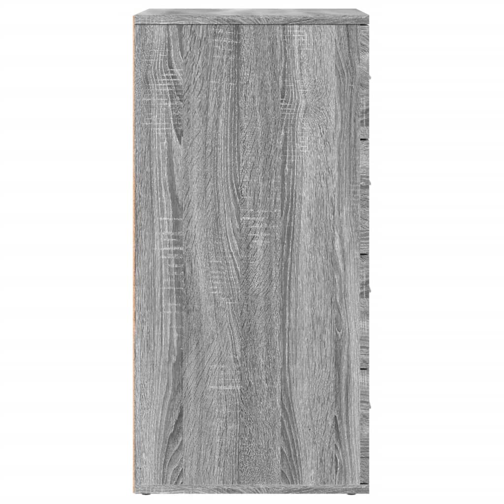 vidaXL Βοηθητικά Ντουλάπια 2τεμ. Γκρι Sonoma 60x39x80εκ. Επεξεργ. Ξύλο