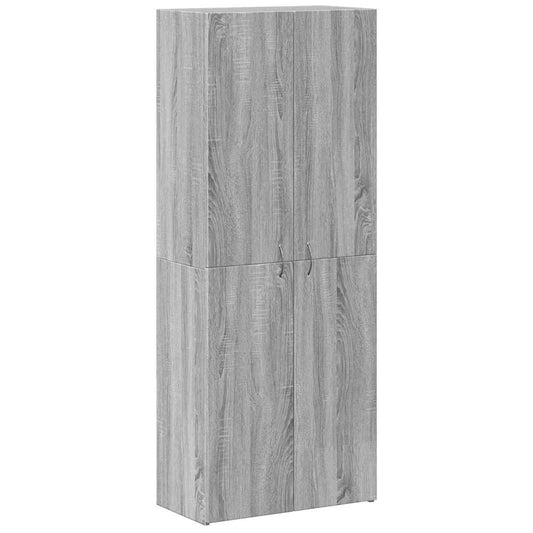 vidaXL Ντουλάπι Αρχειοθέτησης Γκρι Sonoma 60 x 32 x 153 εκ. από Τεχνητό Ξύλο