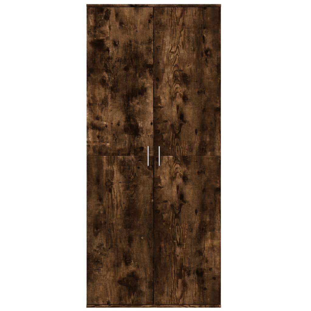 vidaXL Ντουλάπα Καπνιστή Δρυς 80x35x180 εκ. από Επεξεργασμένο Ξύλο