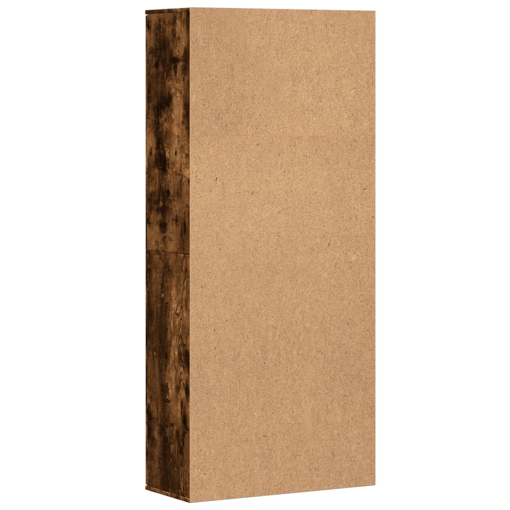 vidaXL Ντουλάπα Καπνιστή Δρυς 80x35x180 εκ. από Επεξεργασμένο Ξύλο