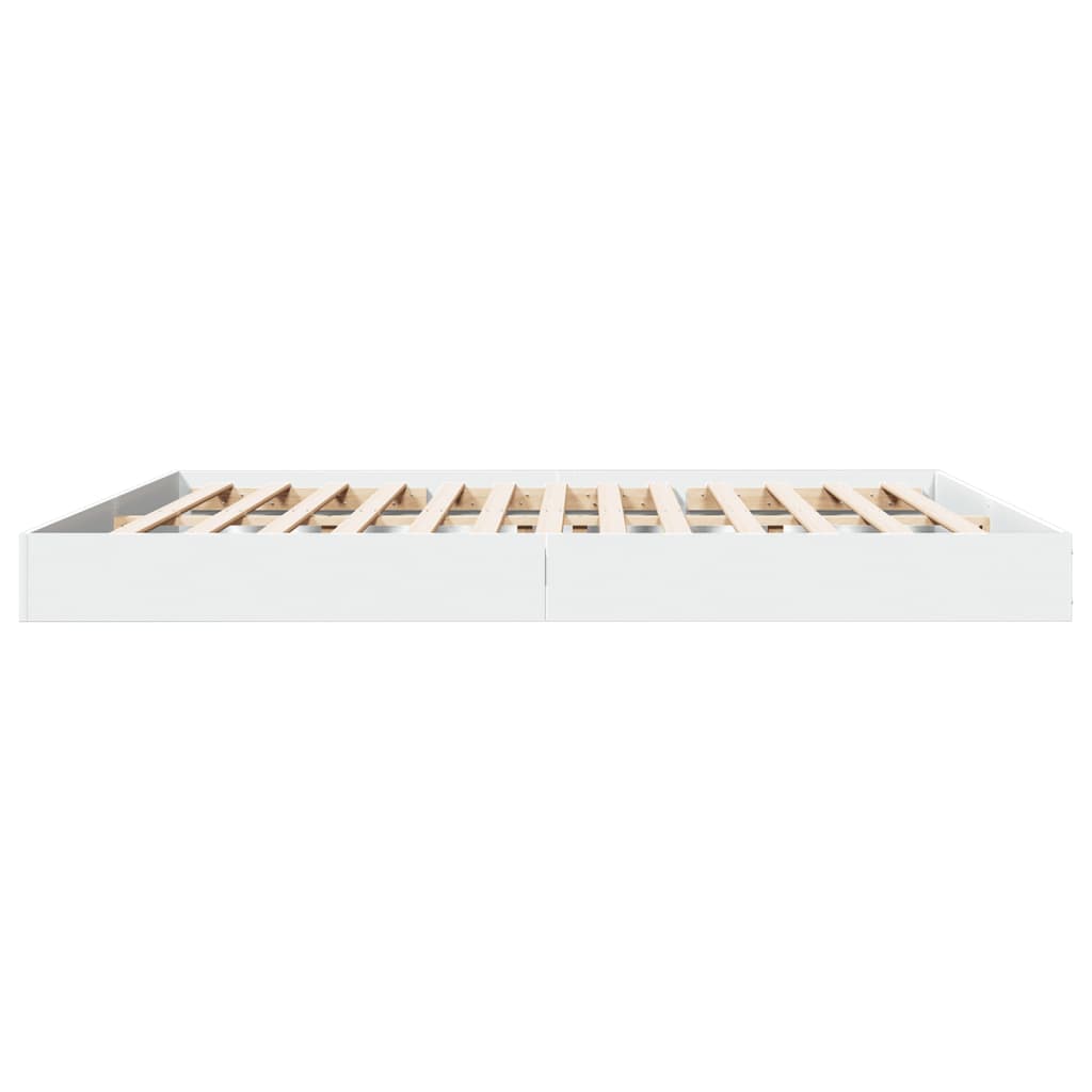 vidaXL Πλαίσιο κρεβατιού χωρίς στρώμα 180x200 εκ. Επεξεργασμένο Ξύλο