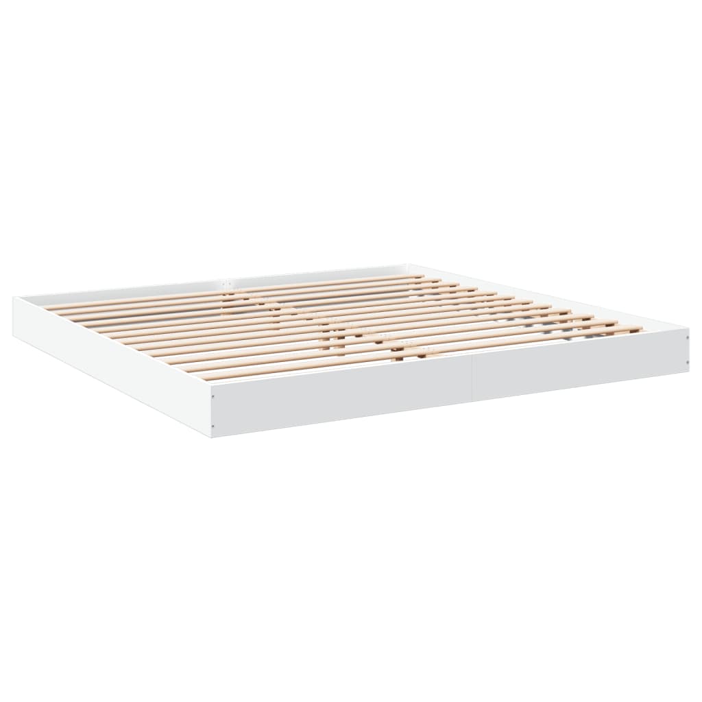 vidaXL Πλαίσιο κρεβατιού χωρίς στρώμα 180x200 εκ. Επεξεργασμένο Ξύλο