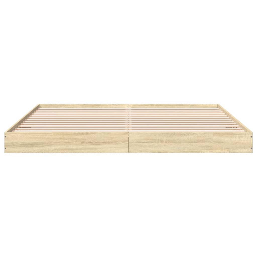 vidaXL Πλαίσιο κρεβατιού χωρίς στρώμα 180x200 εκ. Επεξεργασμένο Ξύλο