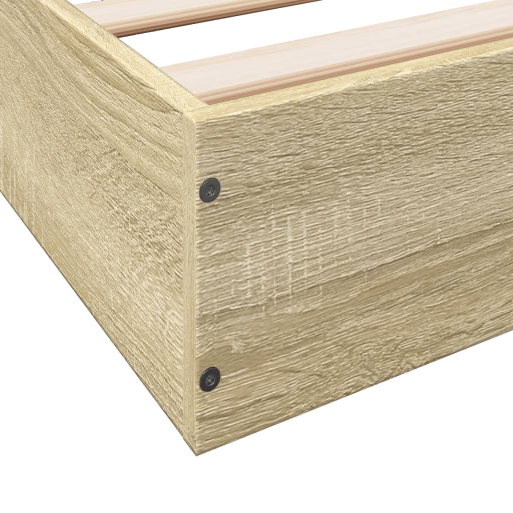 vidaXL Πλαίσιο κρεβατιού χωρίς στρώμα 180x200 εκ. Επεξεργασμένο Ξύλο