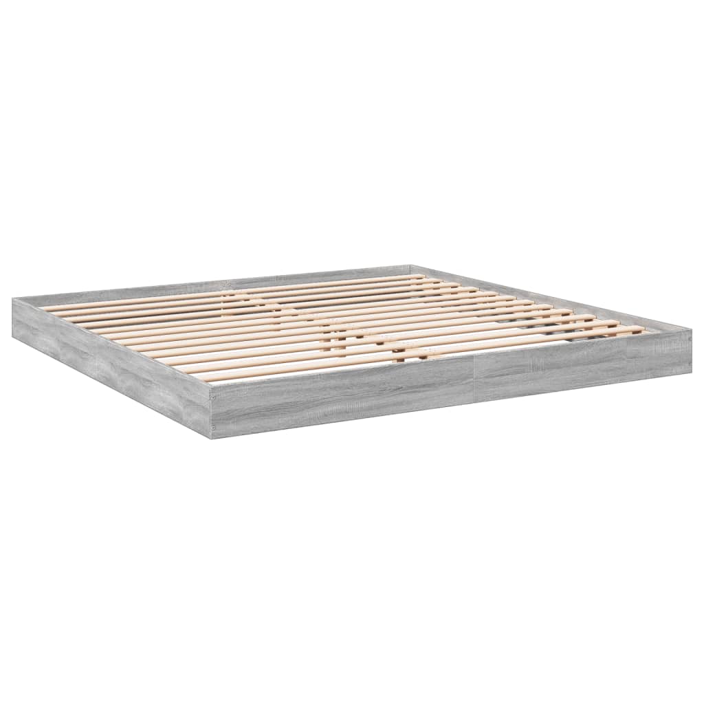 vidaXL Πλαίσιο κρεβατιού χωρίς στρώμα 180x200 εκ. Επεξεργασμένο Ξύλο