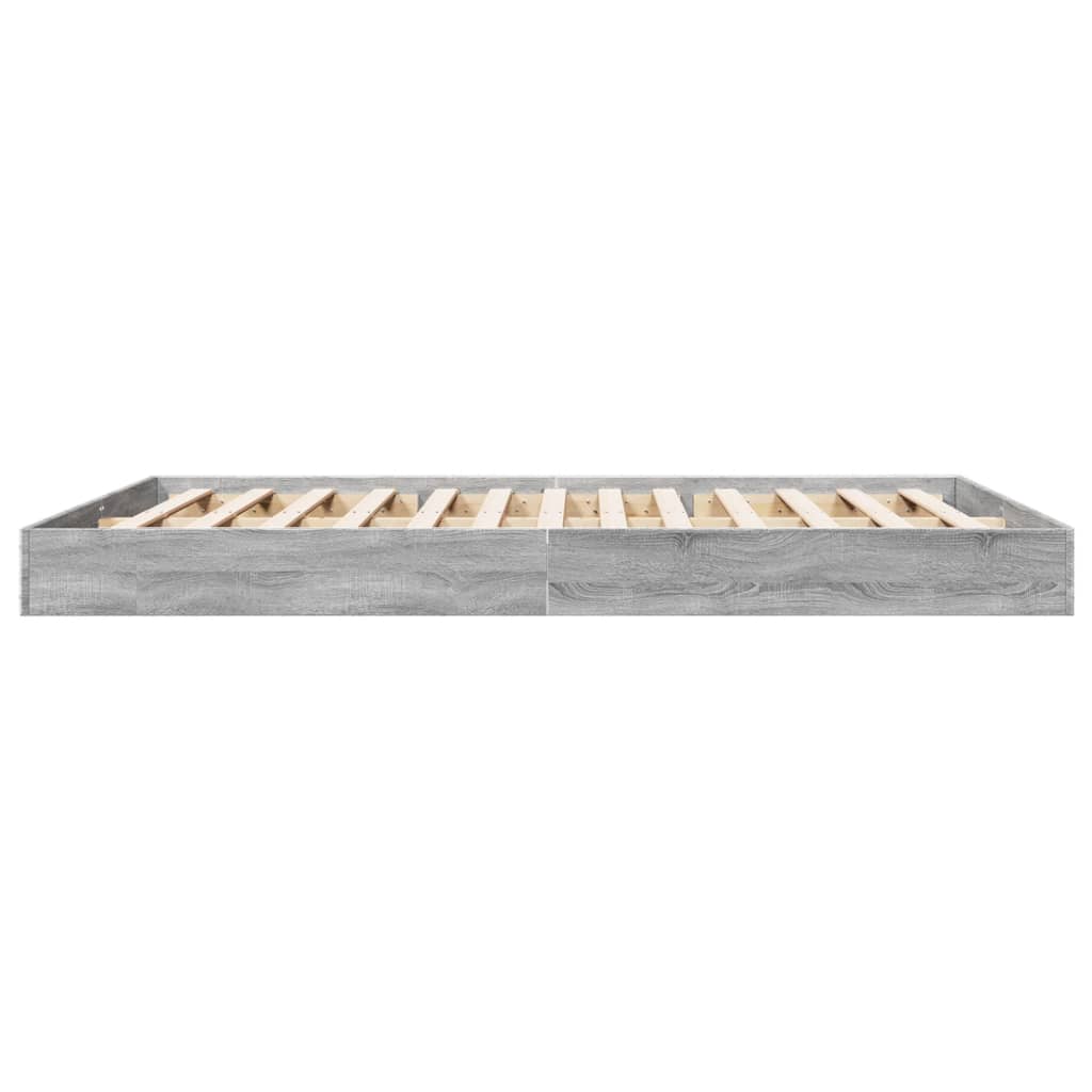 vidaXL Πλαίσιο κρεβατιού χωρίς στρώμα 160x200 εκ. Επεξεργασμένο Ξύλο