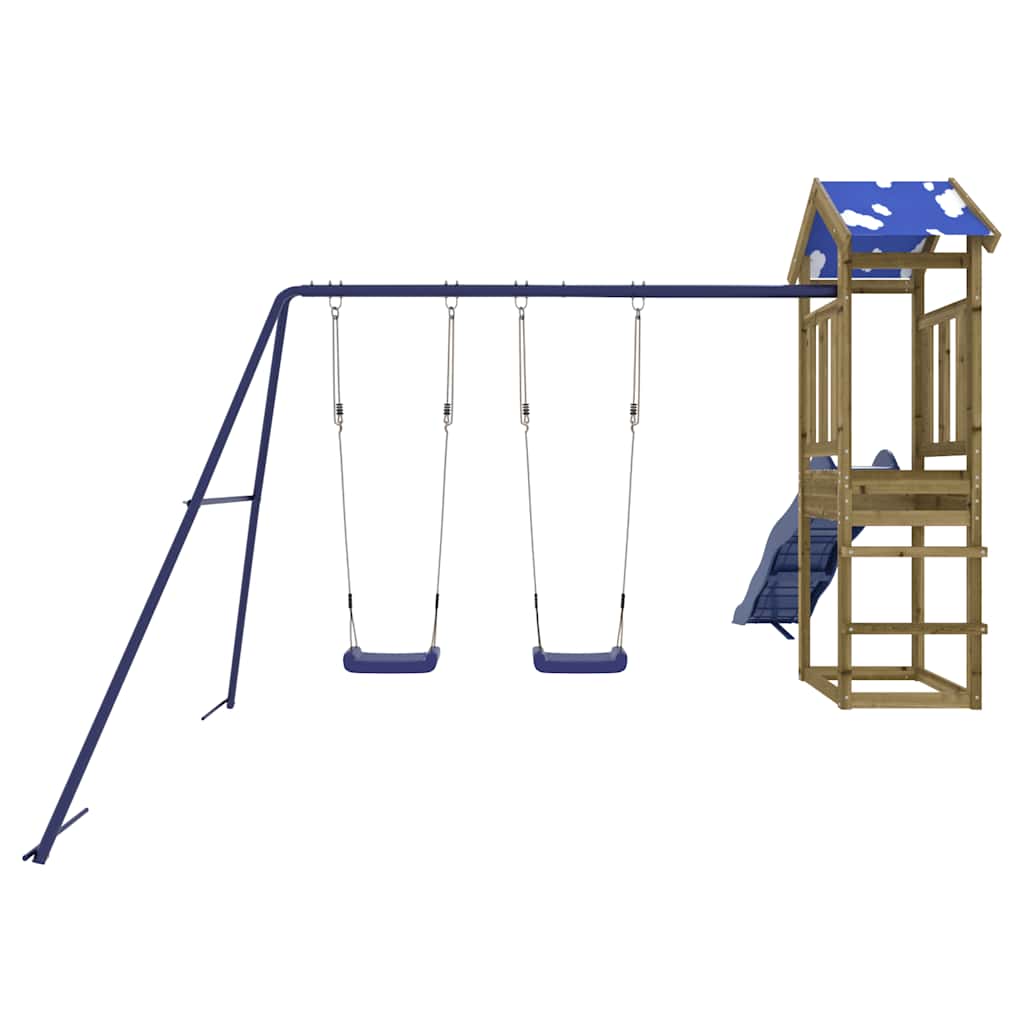 vidaXL Παιδική Χαρά Εξωτερικού Χώρου από Εμποτισμένο Ξύλο Πεύκου