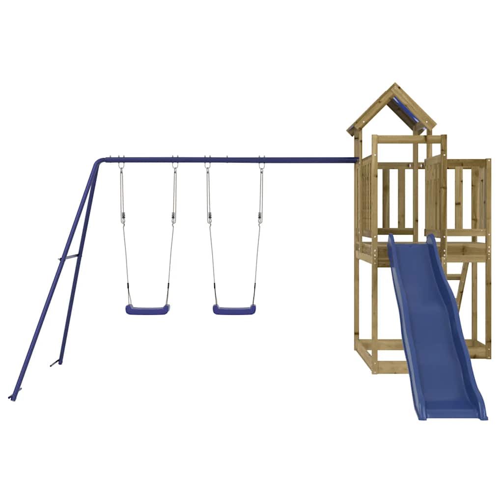 vidaXL Παιδική Χαρά Εξωτερικού Χώρου από Εμποτισμένο Ξύλο Πεύκου