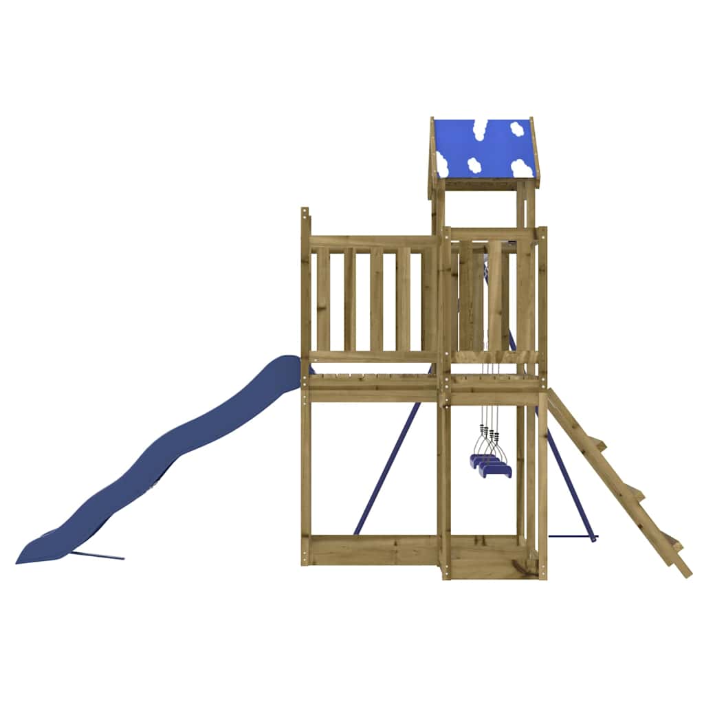 vidaXL Παιδική Χαρά Εξωτερικού Χώρου από Εμποτισμένο Ξύλο Πεύκου