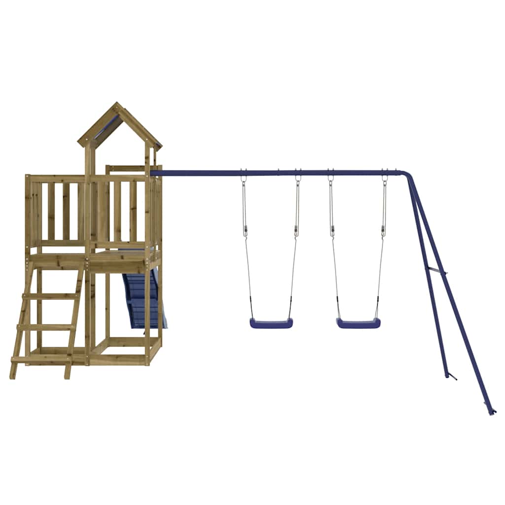 vidaXL Παιδική Χαρά Εξωτερικού Χώρου από Εμποτισμένο Ξύλο Πεύκου