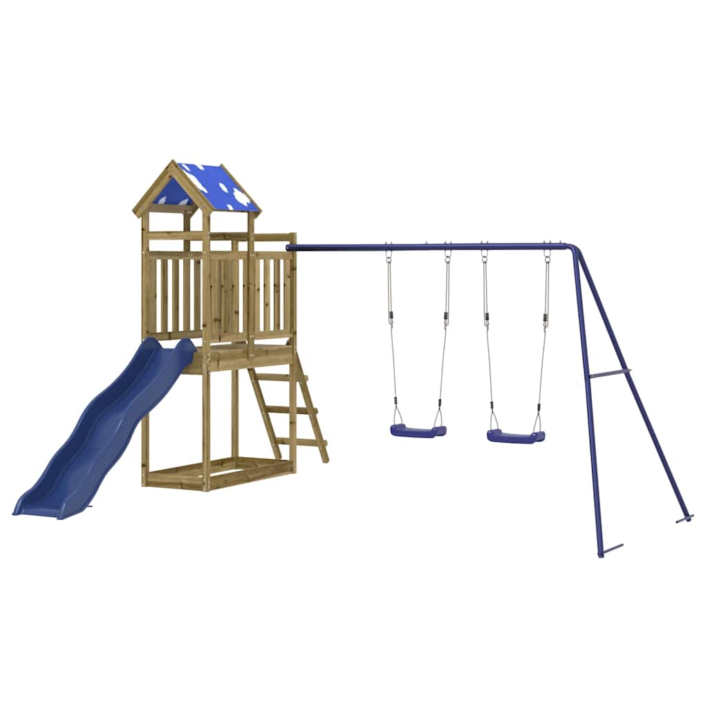 vidaXL Παιδική Χαρά Εξωτερικού Χώρου από Εμποτισμένο Ξύλο Πεύκου