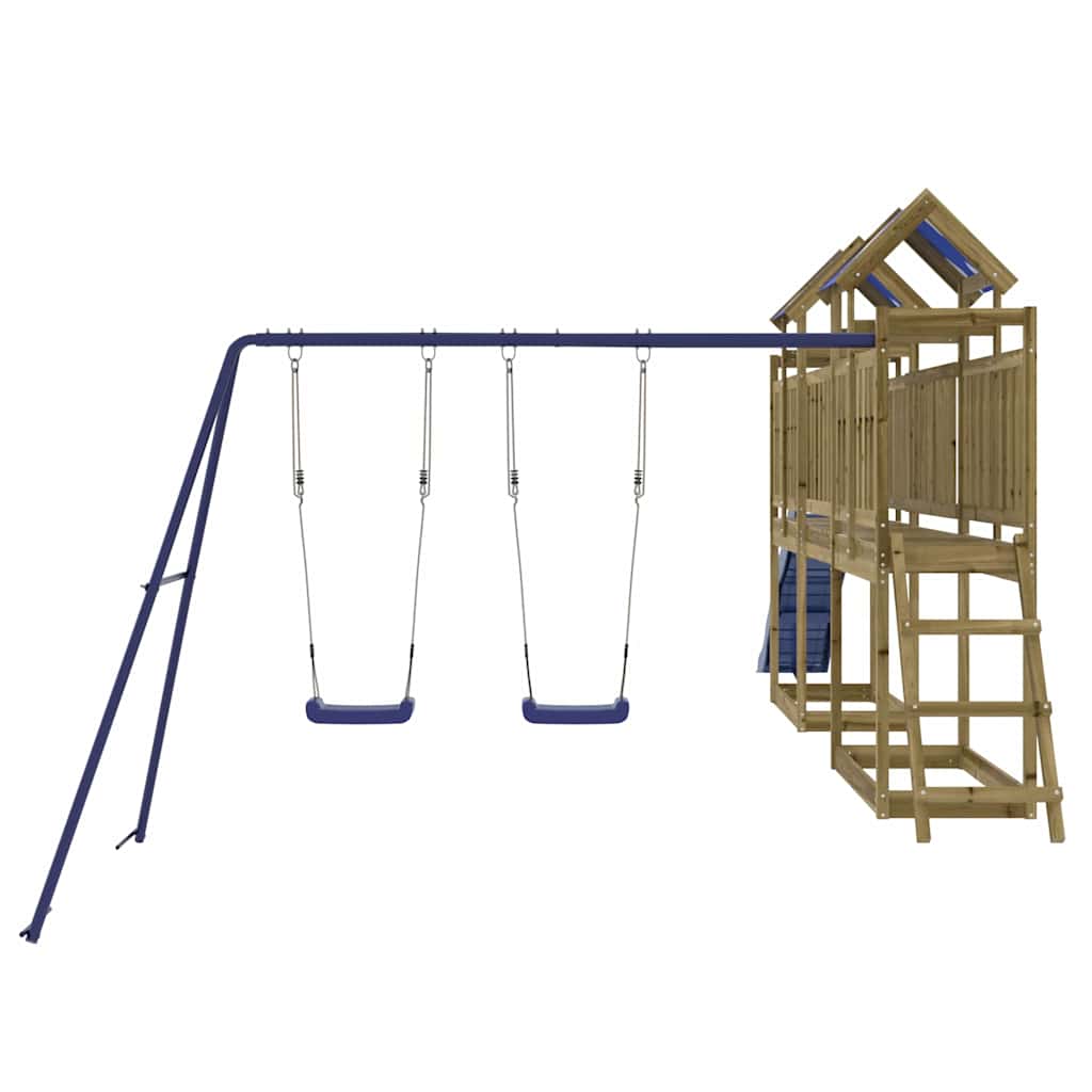 vidaXL Παιδική Χαρά Εξωτερικού Χώρου από Εμποτισμένο Ξύλο Πεύκου