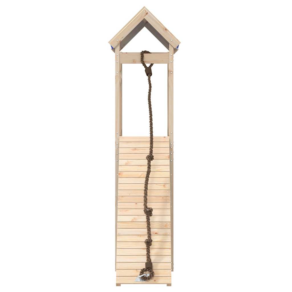 vidaXL Παιδική Χαρά Εξωτερικού Χώρου από Μασίφ Ξύλο Πεύκου