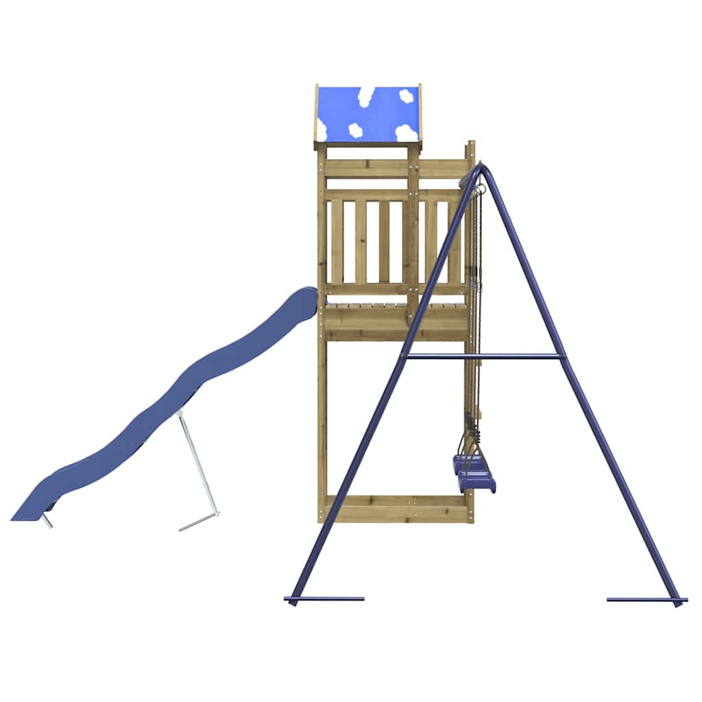 vidaXL Παιδική Χαρά Εξωτερικού Χώρου από Εμποτισμένο Ξύλο Πεύκου