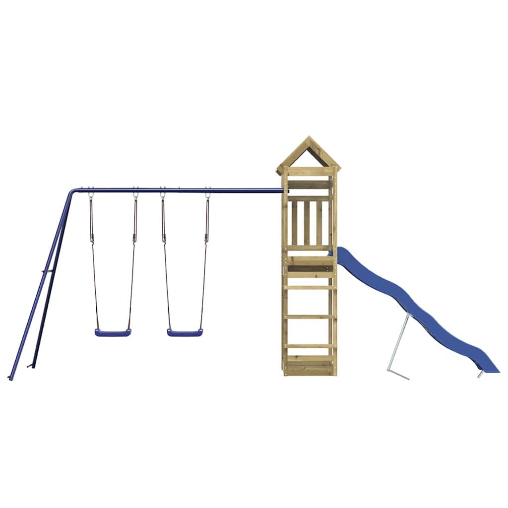 vidaXL Παιδική Χαρά Εξωτερικού Χώρου από Εμποτισμένο Ξύλο Πεύκου