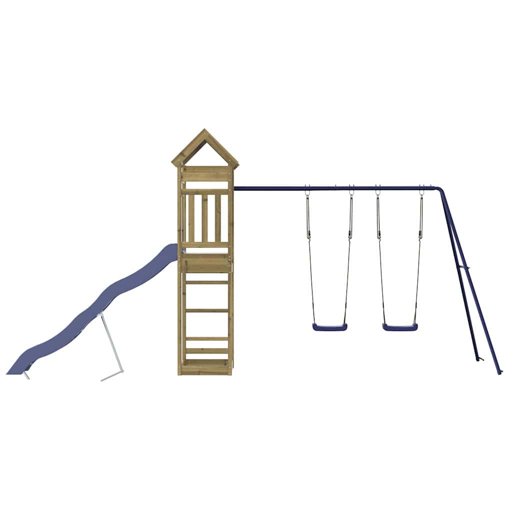 vidaXL Παιδική Χαρά Εξωτερικού Χώρου από Εμποτισμένο Ξύλο Πεύκου