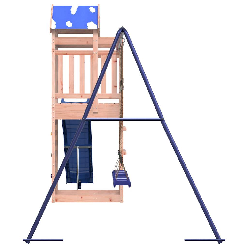 vidaXL Παιδική Χαρά Εξωτερικού Χώρου από Μασίφ Ξύλο Ψευδοτσούγκας