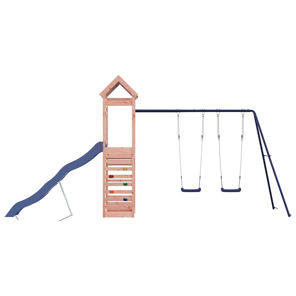 vidaXL Παιδική Χαρά Εξωτερικού Χώρου από Μασίφ Ξύλο Ψευδοτσούγκας