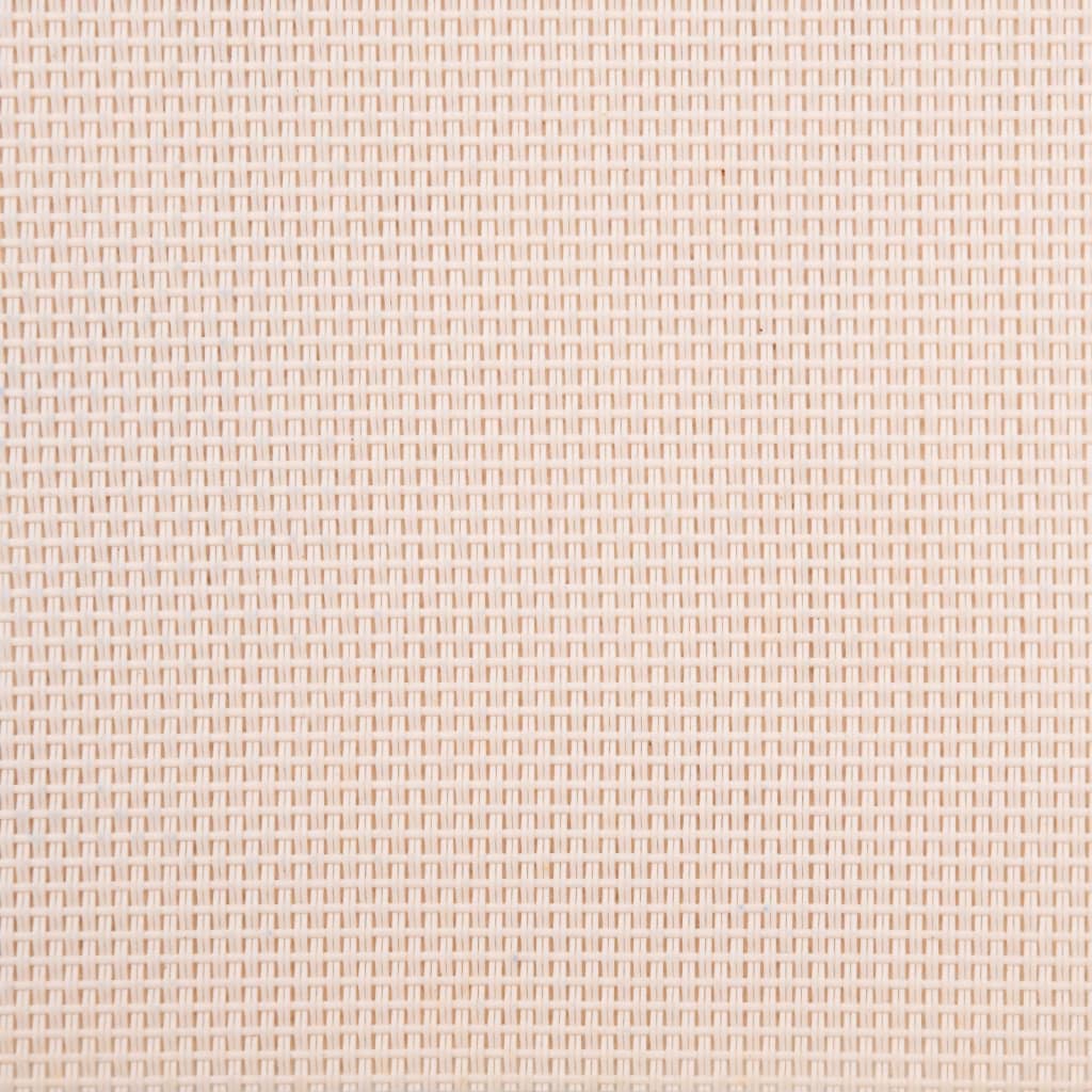 vidaXL Ξαπλώστρες 2 Τεμ. Κρεμ Μασίφ Ξύλο Ακακίας/Textilene + Τραπέζι