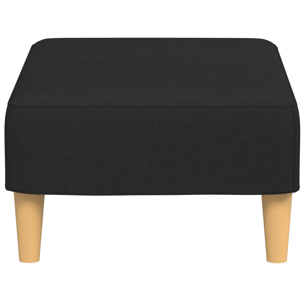 vidaXL Υποπόδιο Μαύρο 77x55x31 εκ. Υφασμάτινο