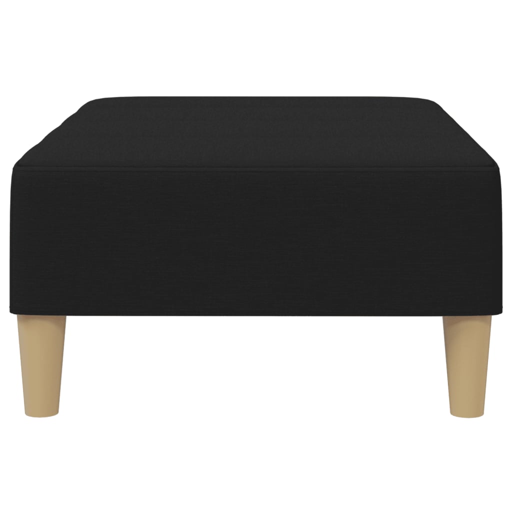 vidaXL Υποπόδιο Μαύρο 77x55x31 εκ. Υφασμάτινο