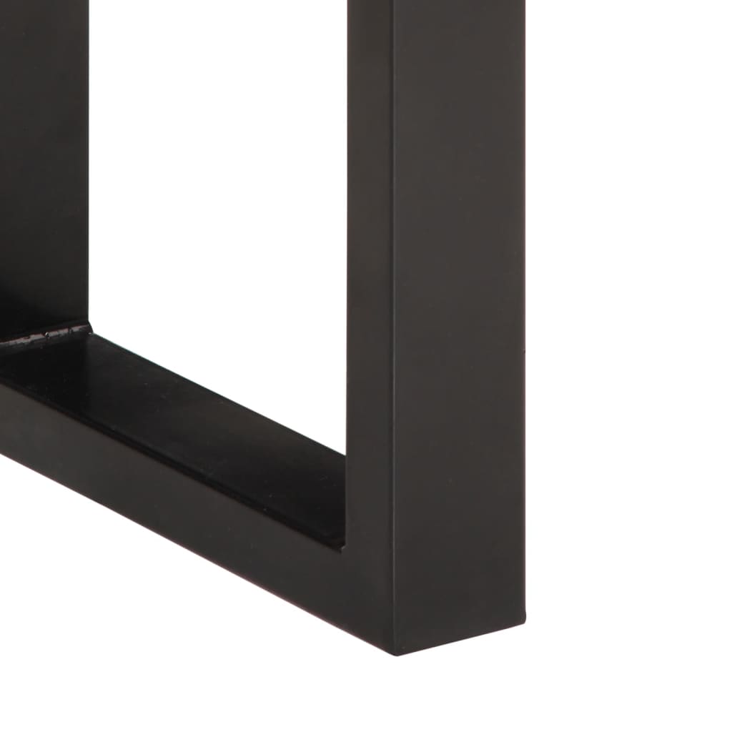 vidaXL Πάγκος 160 εκ. από Μασίφ Ξύλο Ακακίας / Ατσάλι