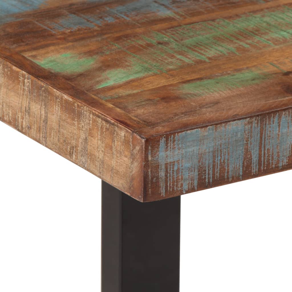 vidaXL Πάγκος 160 εκ. από Μασίφ Ανακυκλωμένο Ξύλο και Ατσάλι