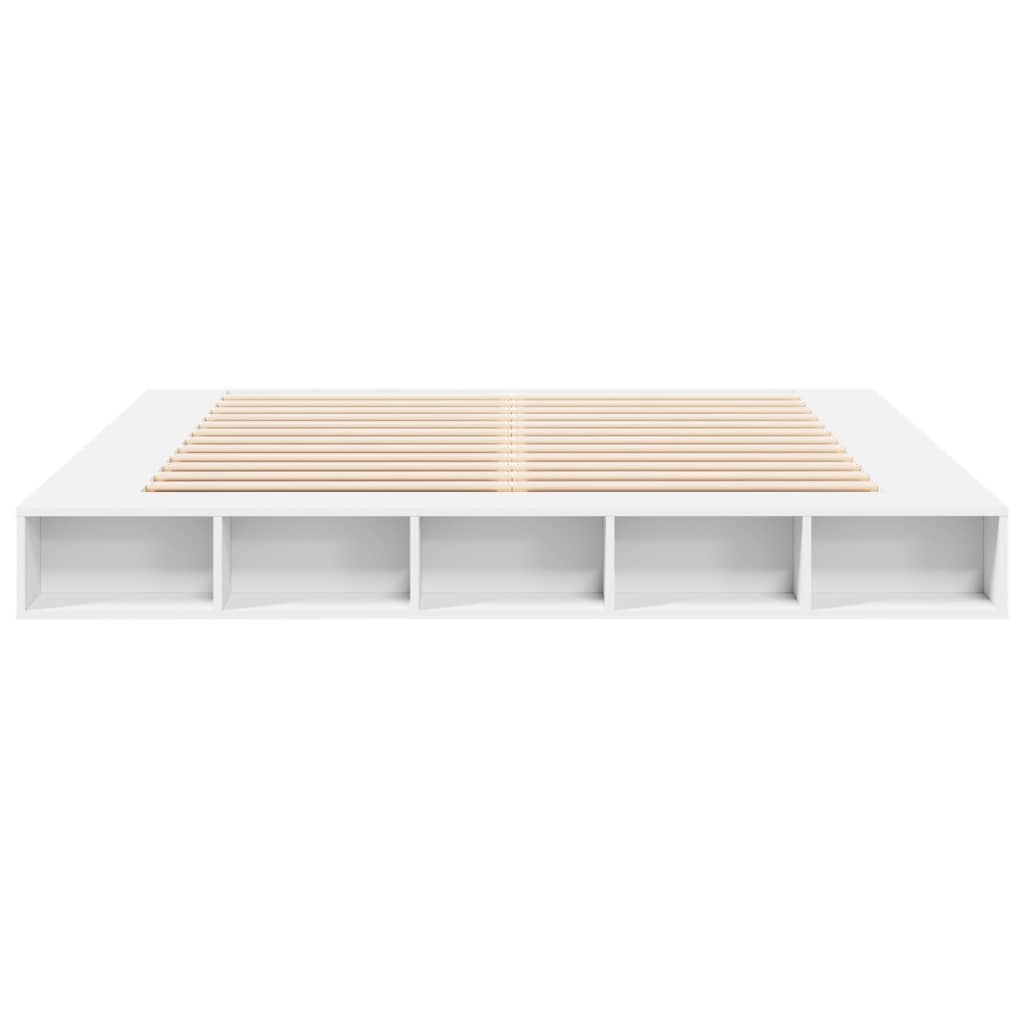 vidaXL Πλαίσιο Κρεβατιού Λευκό 180 x 200 εκ. Επεξεργ. Ξύλο