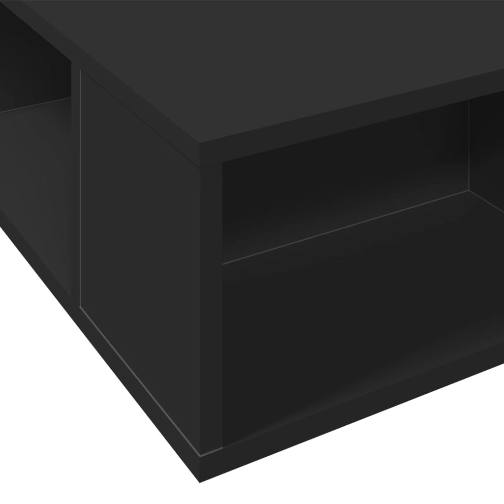 vidaXL Πλαίσιο Κρεβατιού Μαύρο 160 x 200 εκ. από Επεξεργασμένο Ξύλο