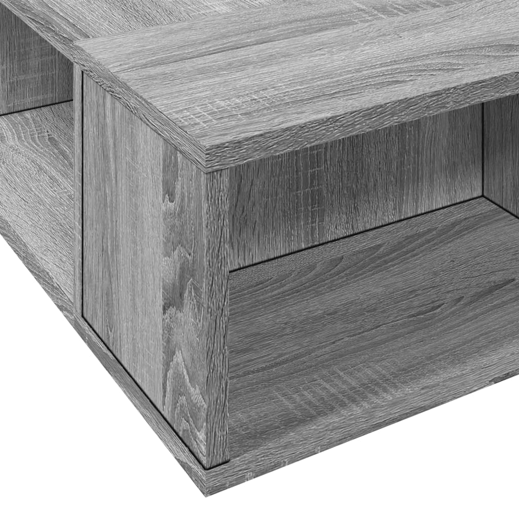 vidaXL Πλαίσιο Κρεβατιού Γκρι Sonoma 150x200 εκ. Επεξεργασμένο Ξύλο