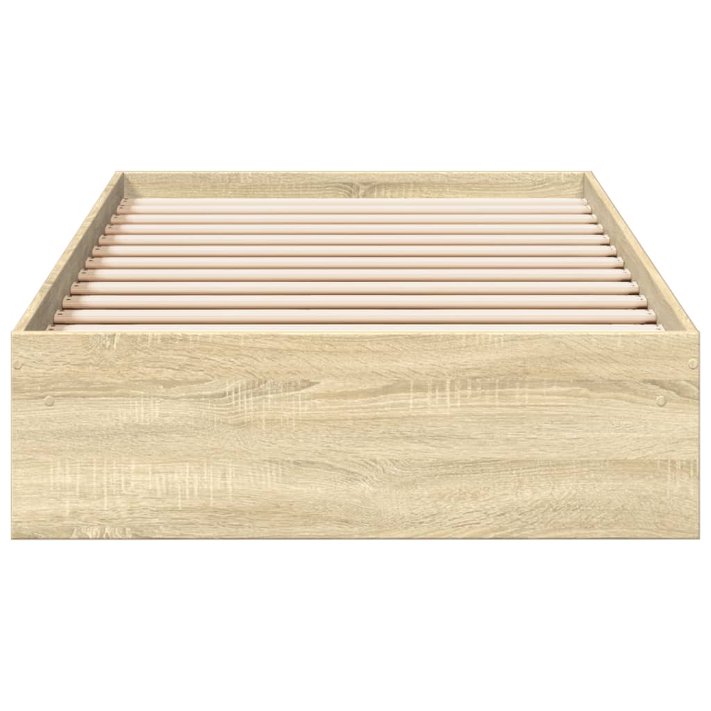 vidaXL Πλαίσιο Κρεβατιού με συρτάρια Sonoma Δρυς 100x200εκ. Επεξ. Ξύλο