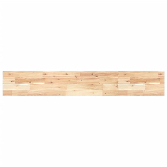 vidaXL Ράφι Πλωτό 120x20x2 εκ. από Μασίφ Ξύλο Ακακίας χωρίς Επεξεργασία