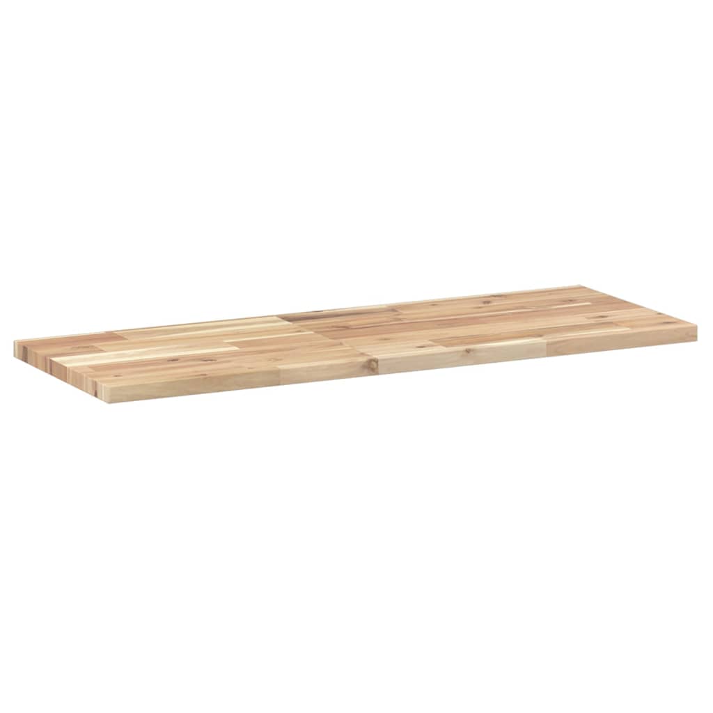vidaXL Ράφι Πλωτό 100x30x2 εκ. από Μασίφ Ξύλο Ακακίας χωρίς Επεξεργασία