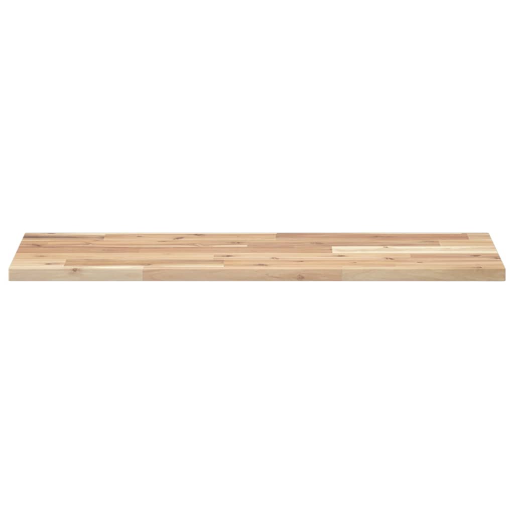vidaXL Ράφια Πλωτά 2 τεμ. 100x30x2 εκ. από Μασίφ Ξύλο Ακακίας χωρίς Επεξεργασία