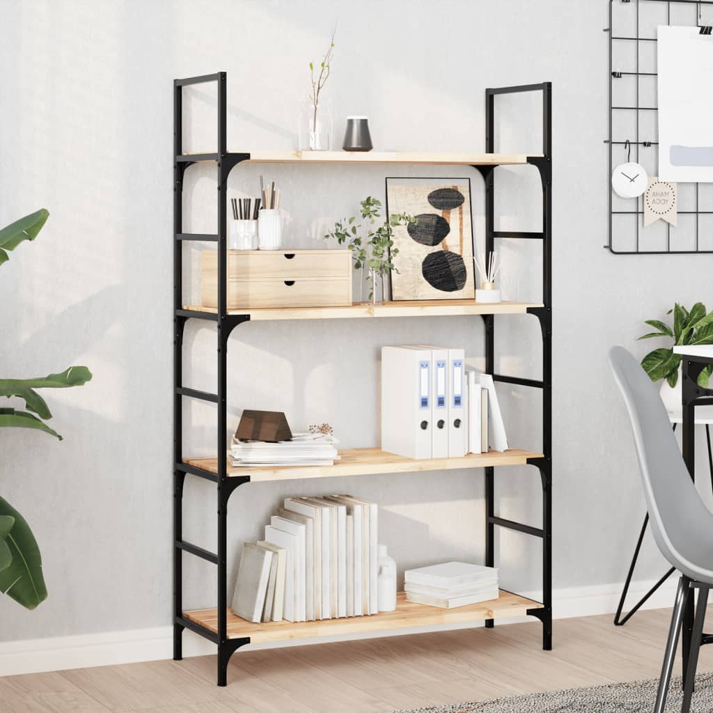 vidaXL Ράφια Πλωτά 2 τεμ. 100x30x2 εκ. από Μασίφ Ξύλο Ακακίας χωρίς Επεξεργασία