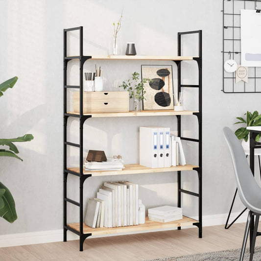 vidaXL Ράφια Πλωτά 2 τεμ. 100x30x2 εκ. από Μασίφ Ξύλο Ακακίας χωρίς Επεξεργασία