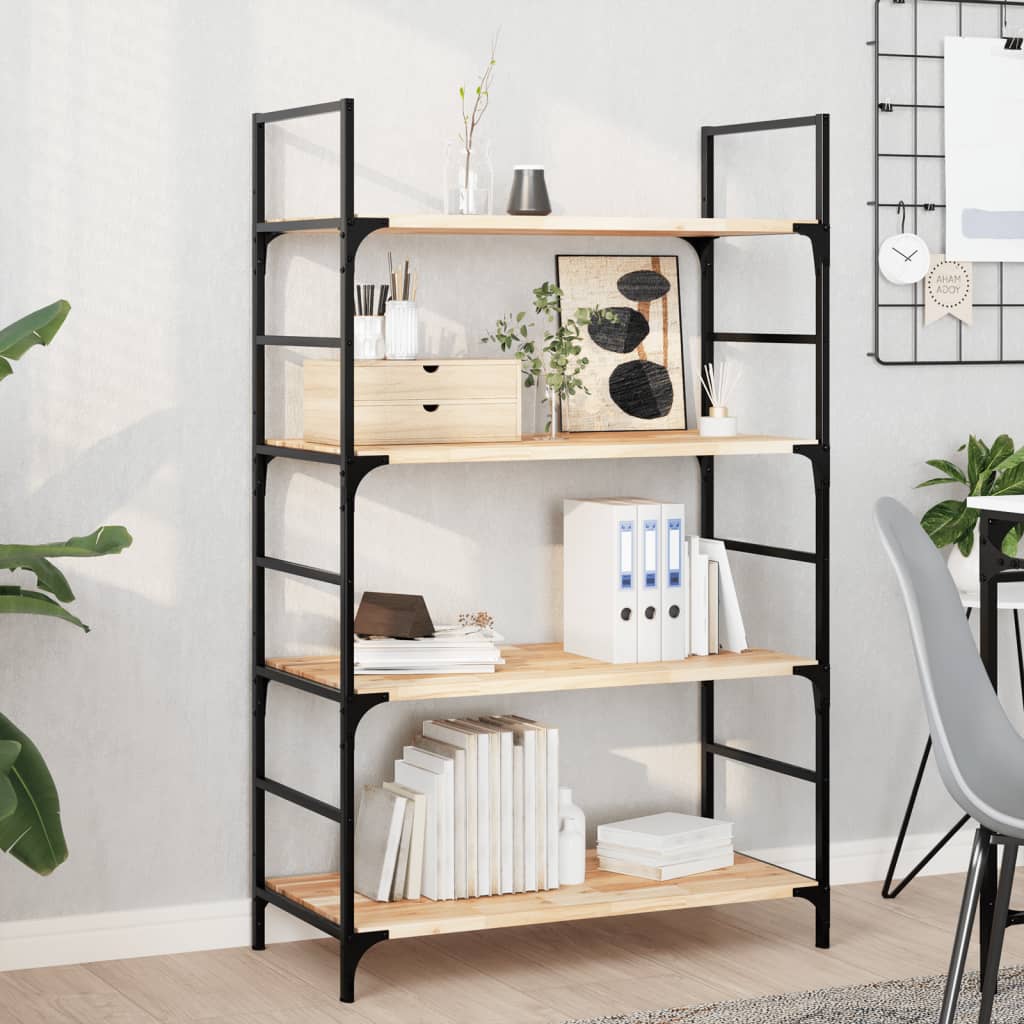 vidaXL Ράφια Πλωτά 2 τεμ. 100x40x2 εκ. από Μασίφ Ξύλο Ακακίας χωρίς Επεξεργασία