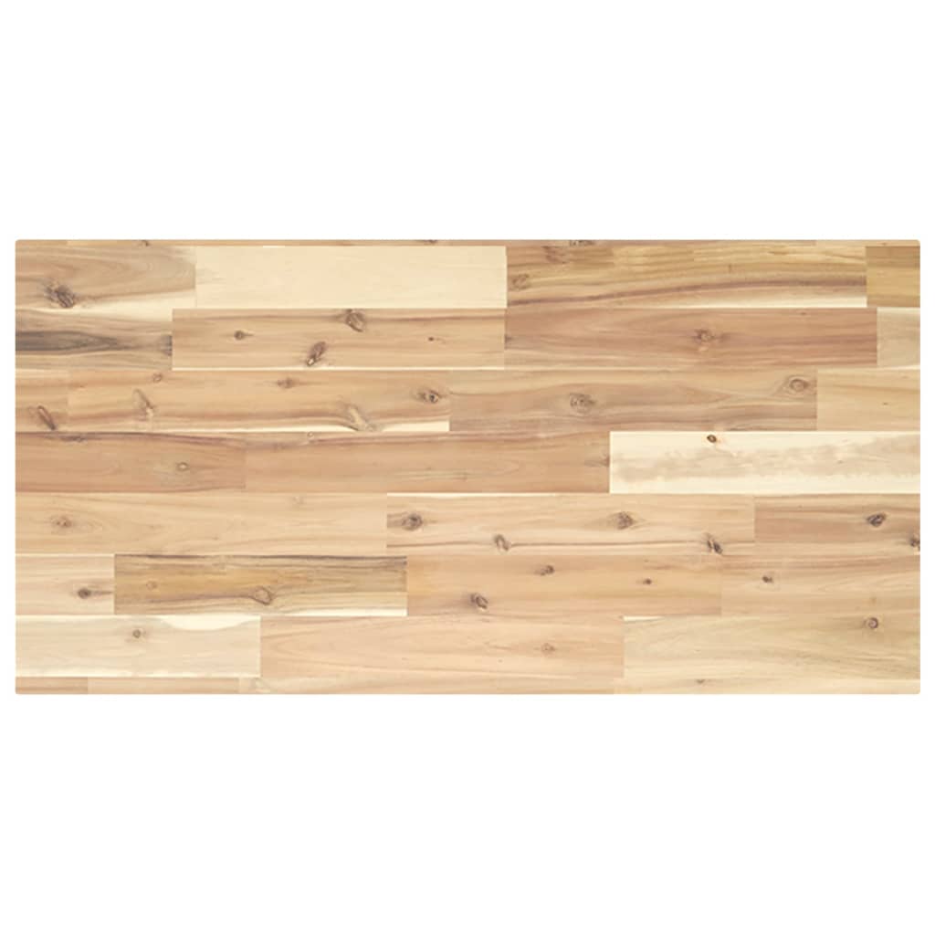 vidaXL Ράφια Πλωτά 3 τεμ. 100x40x2 εκ. από Μασίφ Ξύλο Ακακίας χωρίς Επεξεργασία