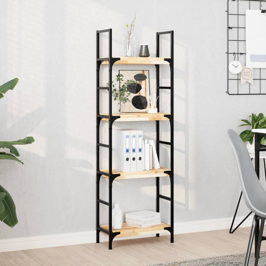 vidaXL Ράφι Πλωτό 60x20x4 εκ. από Μασίφ Ξύλο Ακακίας χωρίς Επεξεργασία