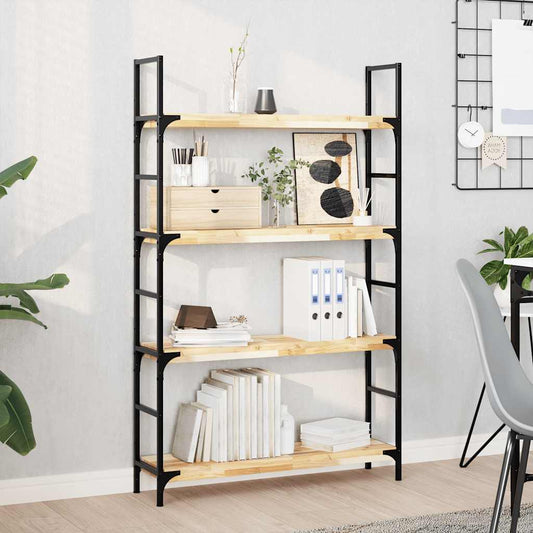 vidaXL Ράφι Πλωτό 100x20x4 εκ. από Μασίφ Ξύλο Ακακίας χωρίς Επεξεργασία