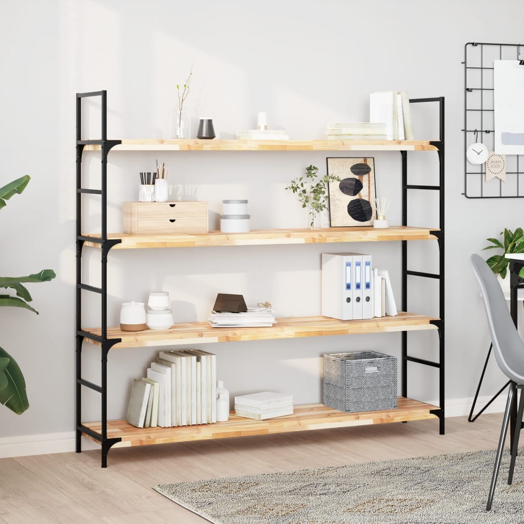 vidaXL Ράφι Κρεμαστό 140x30x4 εκ. Ακατέργαστο Μασίφ Ξύλο Ακακίας