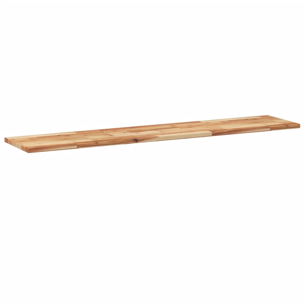 vidaXL Ράφια Πλωτά 2 τεμ. 120x30x2 εκ. από Μασίφ Ξύλο Ακακίας με Φινίρισμα Λαδιού