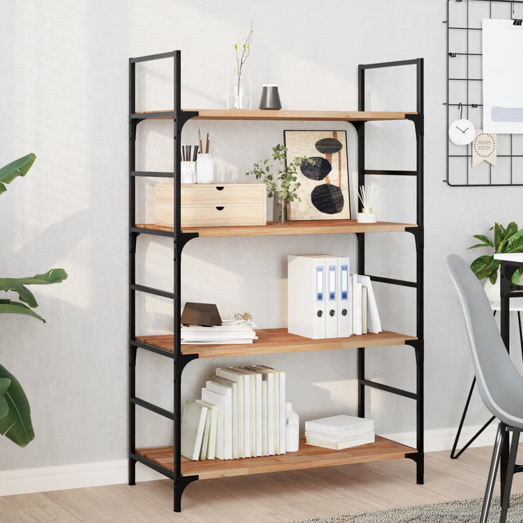 vidaXL Ράφια Πλωτά 2 τεμ. 80x40x2 εκ. από Μασίφ Ξύλο Ακακίας με Φινίρισμα Λαδιού