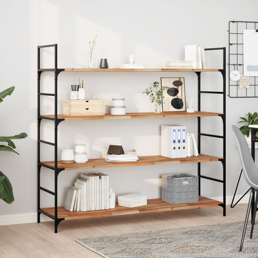 vidaXL Ράφια Πλωτά 3 τεμ. 120x40x2 εκ. από Μασίφ Ξύλο Ακακίας με Φινίρισμα Λαδιού