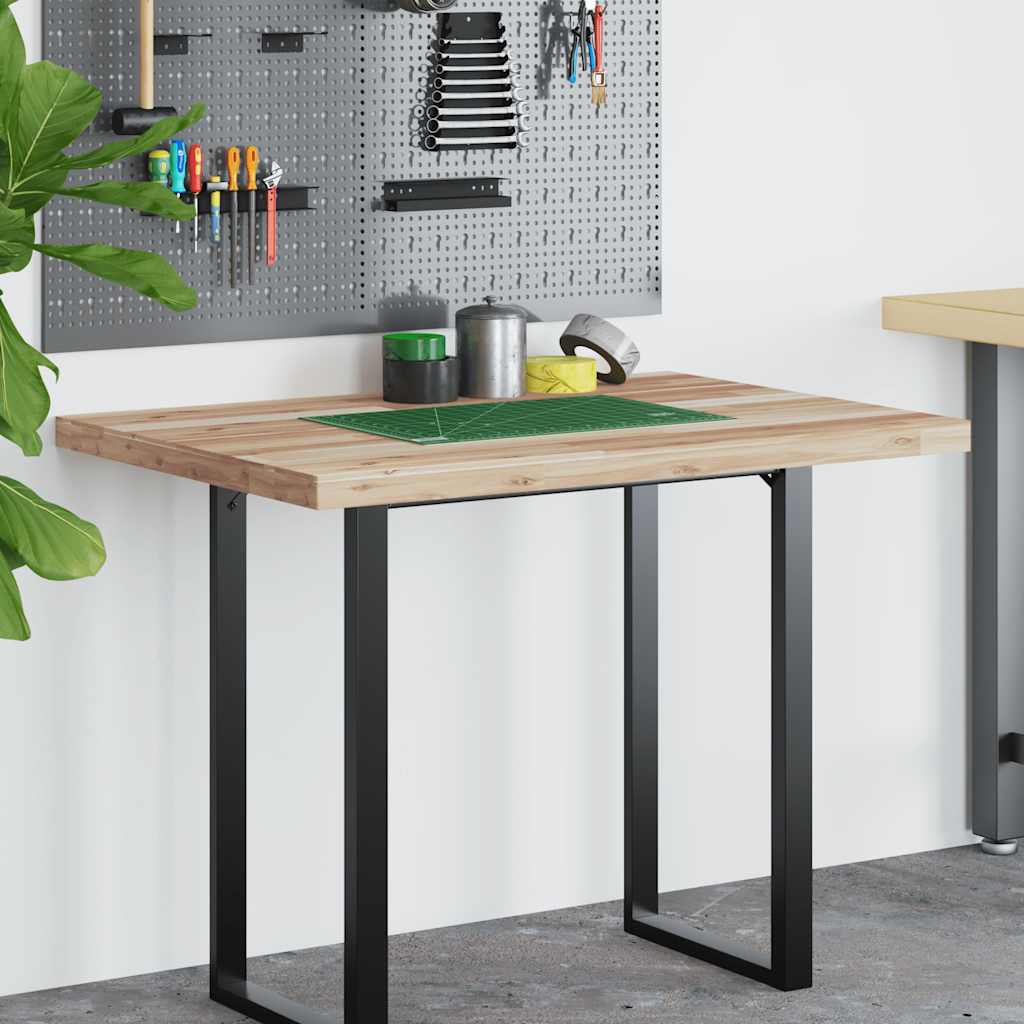 vidaXL Επιφάνεια Τραπεζιού 100x80x4 εκ. Μασίφ Ξύλο Ακακίας