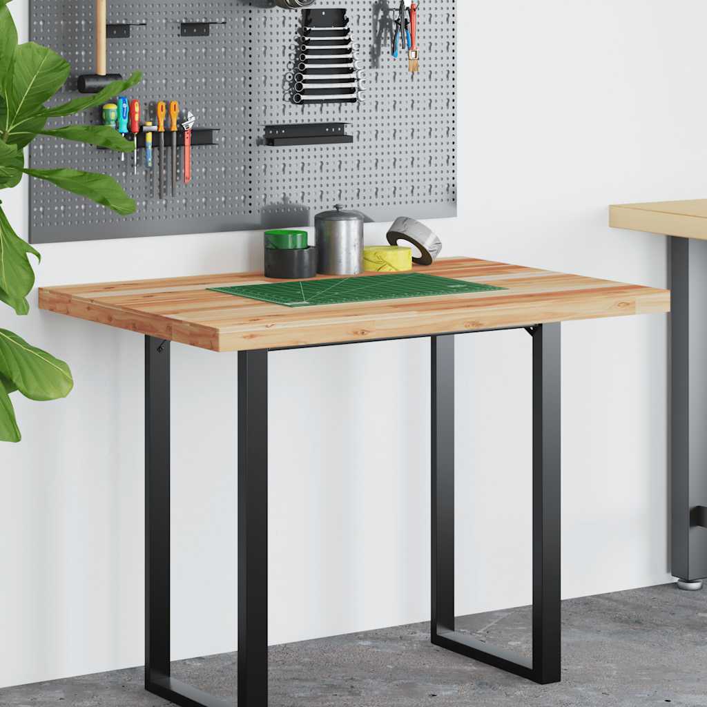 vidaXL Επιφάνεια Τραπεζιού Φιν. Λαδιού 100x80x4 εκ. Μασίφ Ξύλο Ακακίας