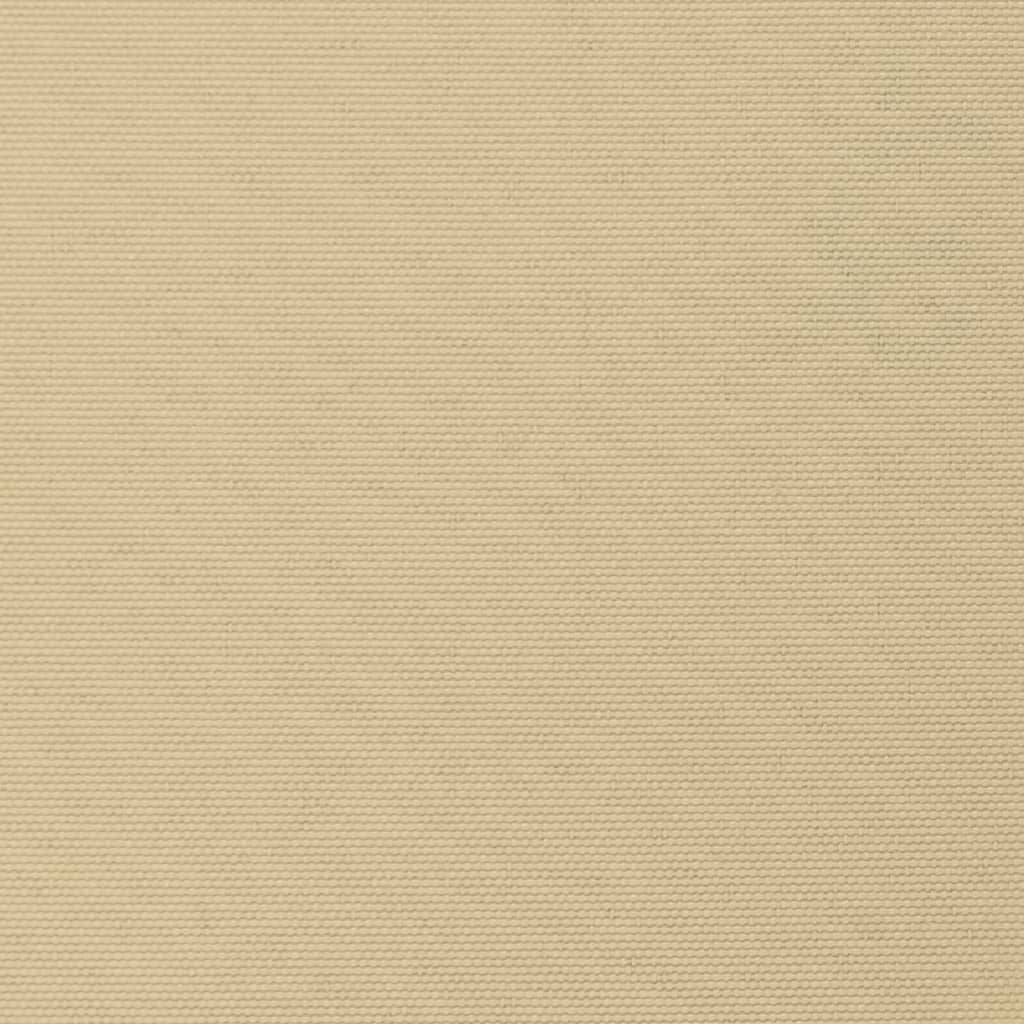 vidaXL Παγκάκι Κούνια Κήπου Χρώμα Άμμου με Σκίαστρο από Ατσάλι