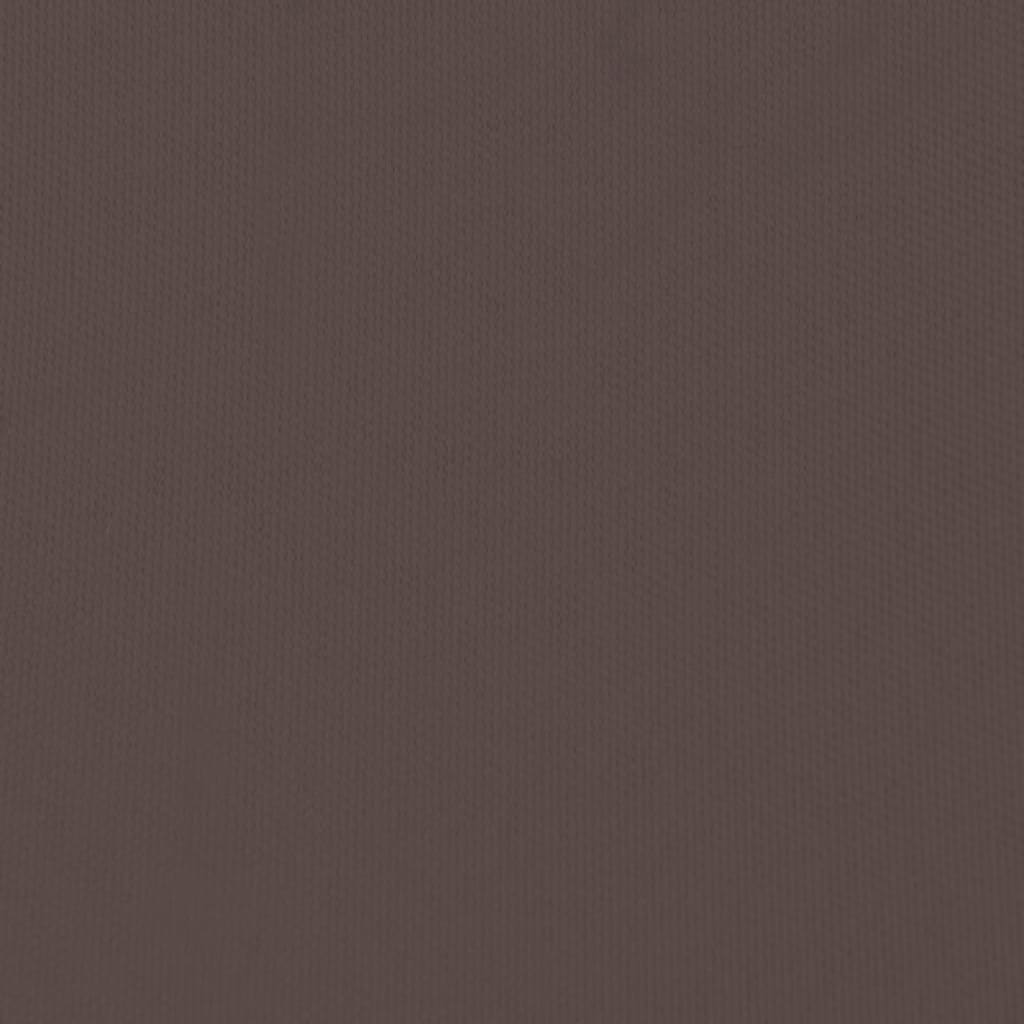 vidaXL Παγκάκι Κούνια Κήπου με Σκίαστρο Καφέ από Ατσάλι