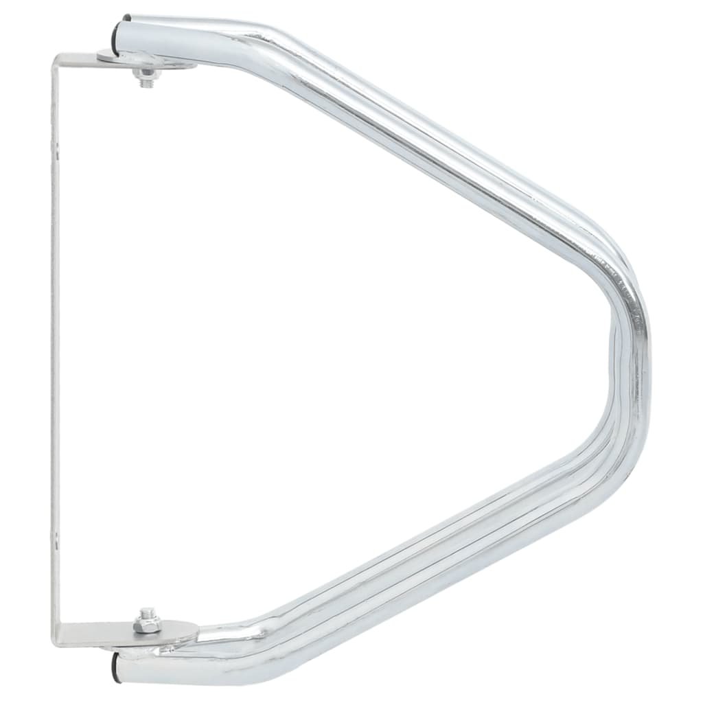 vidaXL Βάσεις Ποδηλάτων Επιτοίχιες 2 Τεμ. από Γαλβανισμένο Χάλυβα